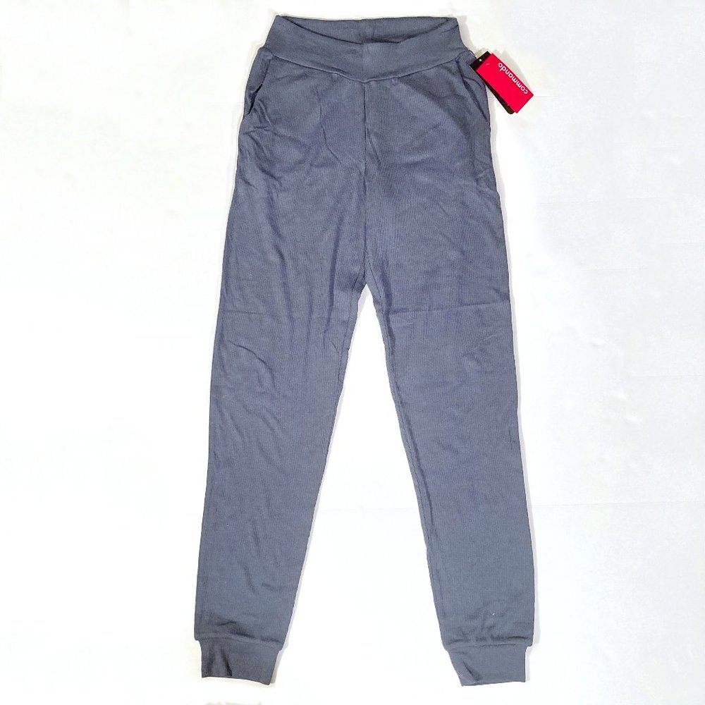 NWT Commando Luxury Rib Jogger Sweatpants Nightshade Gray-Blue